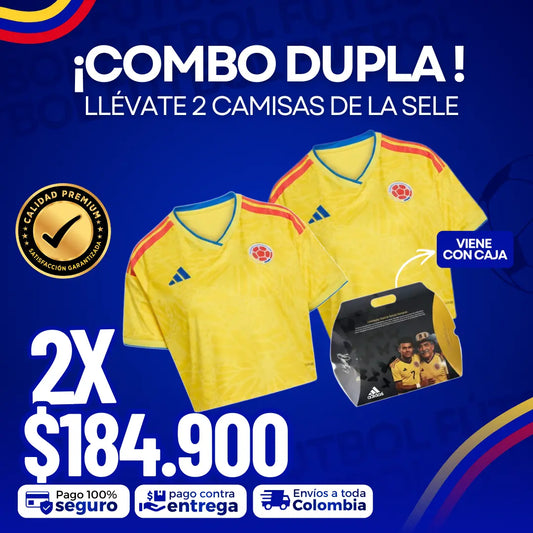 ⚽️ CAMISETA MUNDIAL ADIDAS OMBLIGUERA® 2026 🇨🇴