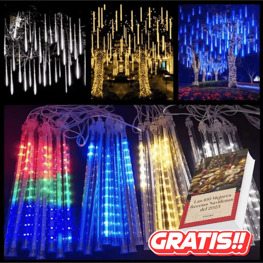 Luces LED Efecto Meteoro | 2.5 Metros x 50CM + eBook de REGALO🎁